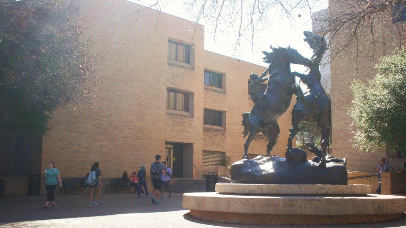 Stallions Statue