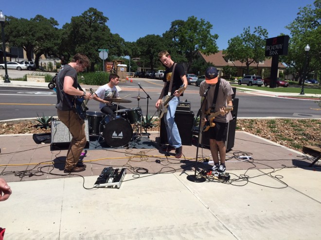 Super Thief performs at Texas Skate on April 25. Photo by Bridgette East.