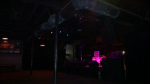 The stage pre-show.