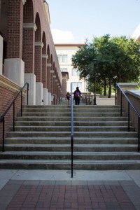 campus stairs