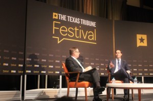 Julian Castro at the Texas Tribune Festival. Photo by Taylor Zavala