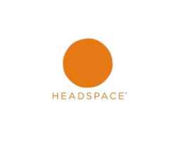 This is the logo for the meditation app Headspace.