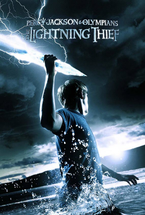 a poster of The Lightning Thief book taken from Flick