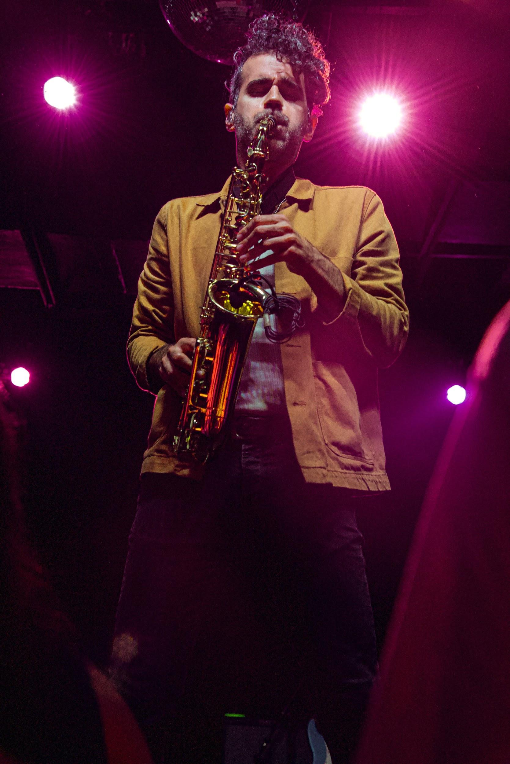 Man playing sax