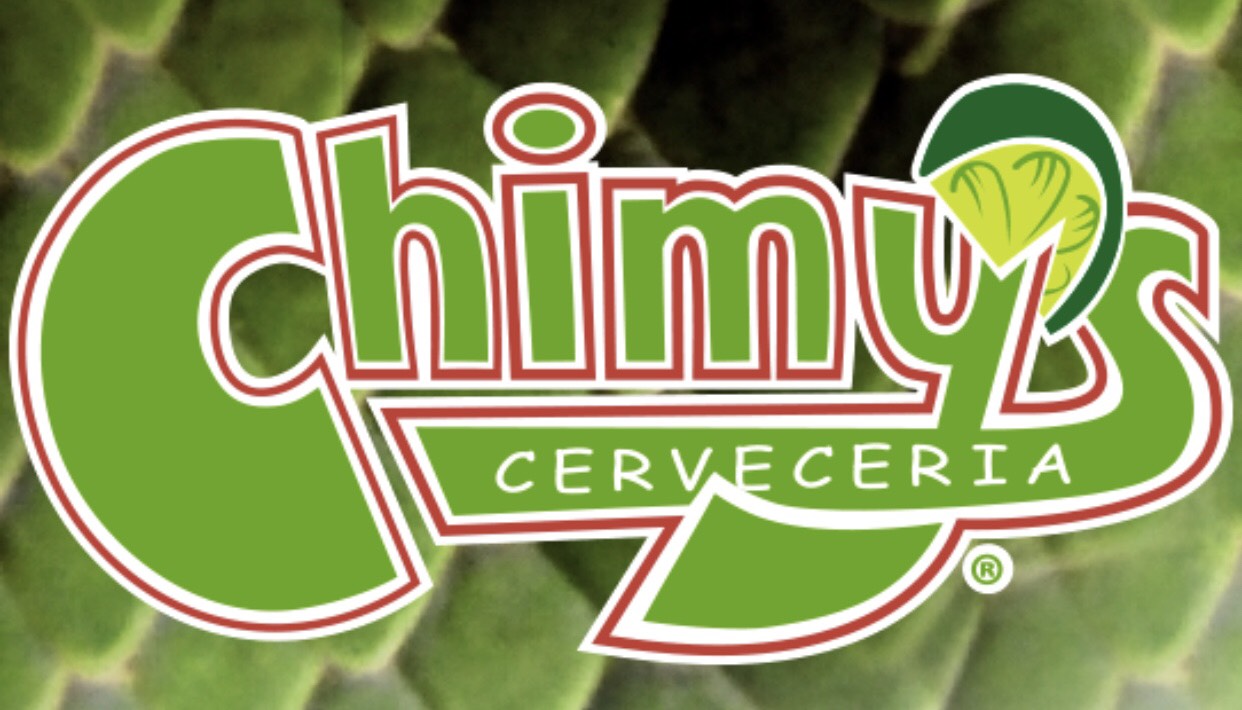 The Chimy’s logo in green, white and red lettering with a lime on a green background