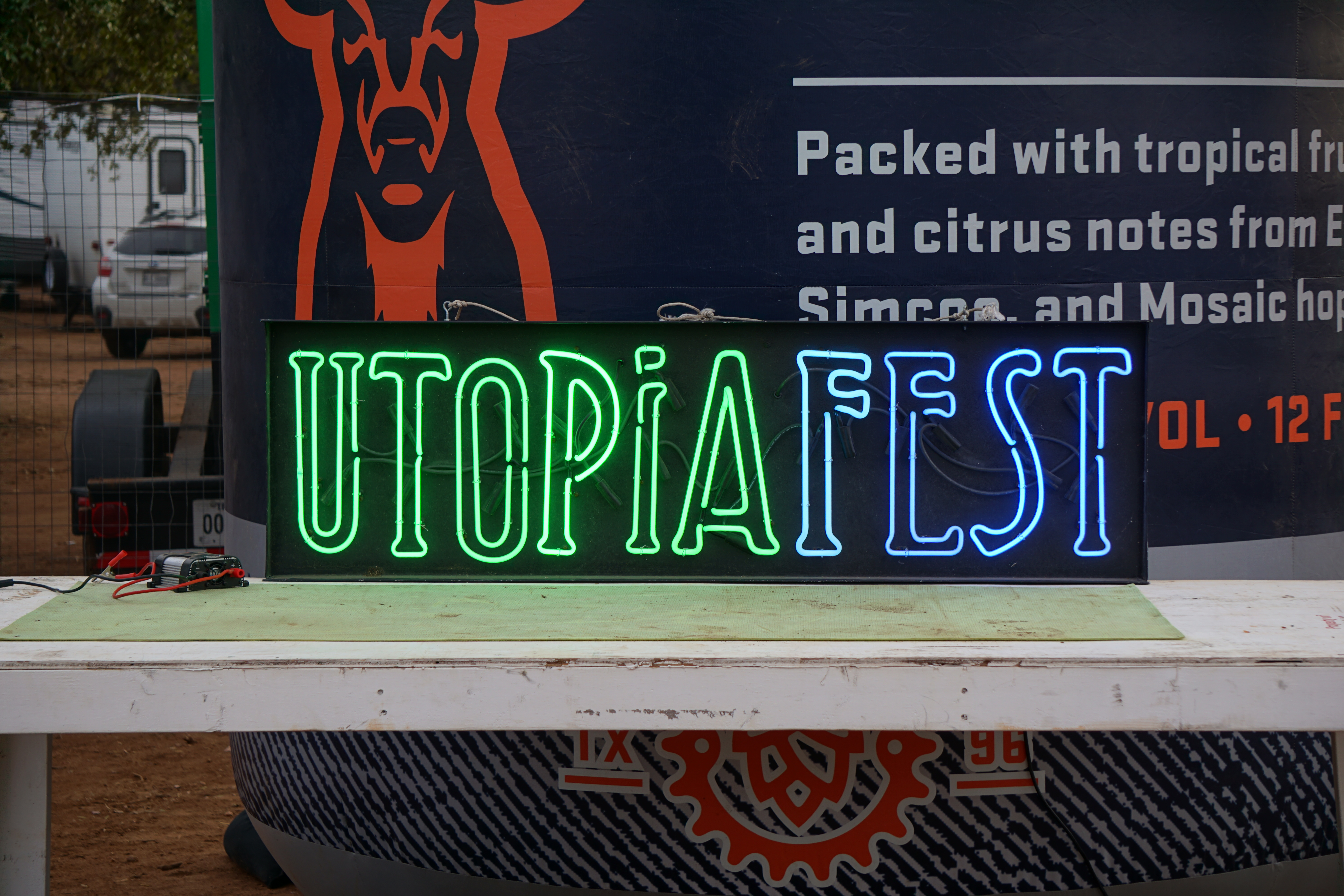 UtopiaFest sign