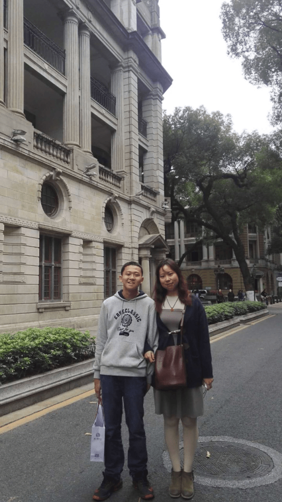 Kaitlyn and I visiting old town Guangzhou, China.
