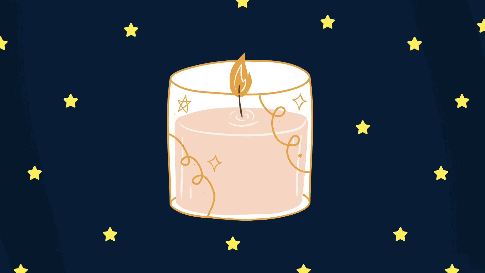 Drawing of a candle