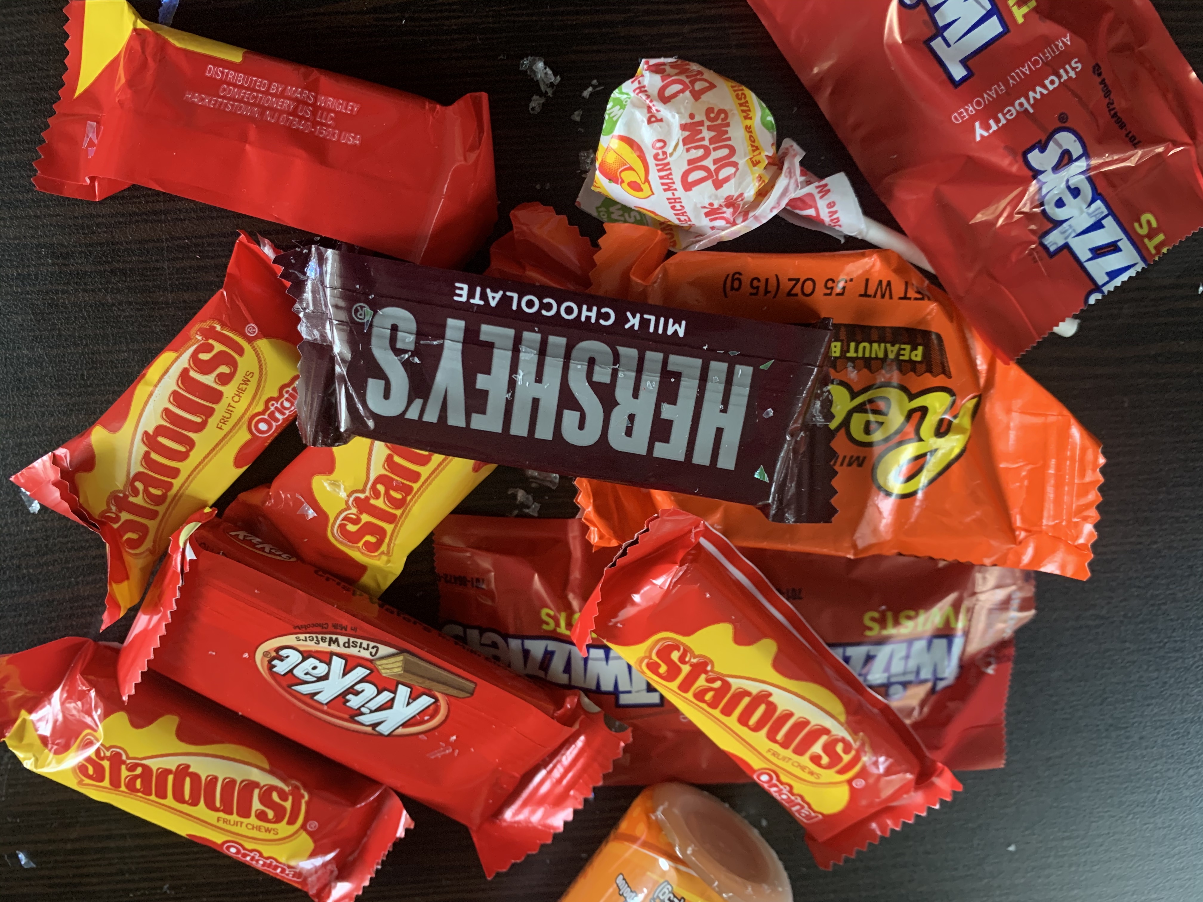 An assortment of different candy