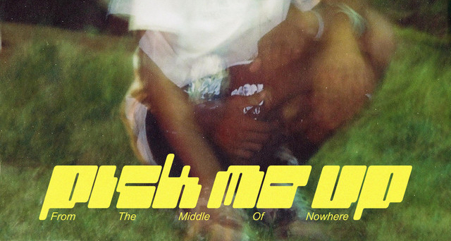 The cover art has a male squatting at the center with a green background the photo was most likely taken in a field or forestry area, the image appears to be edited in such a way that makes it look like a double exposure. The first 3 words of the title on the cover art say “pick me up” the words are larger than the rest of the title which is most likely to emphasize the meaning or maybe just for style reasons. The top portion of the cover art is labeled with the collective name “running to utopia” and under it is braille wording. The cover art gives a very spacey feel that captures the music’s essence