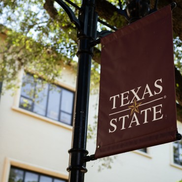 Texas State banner.