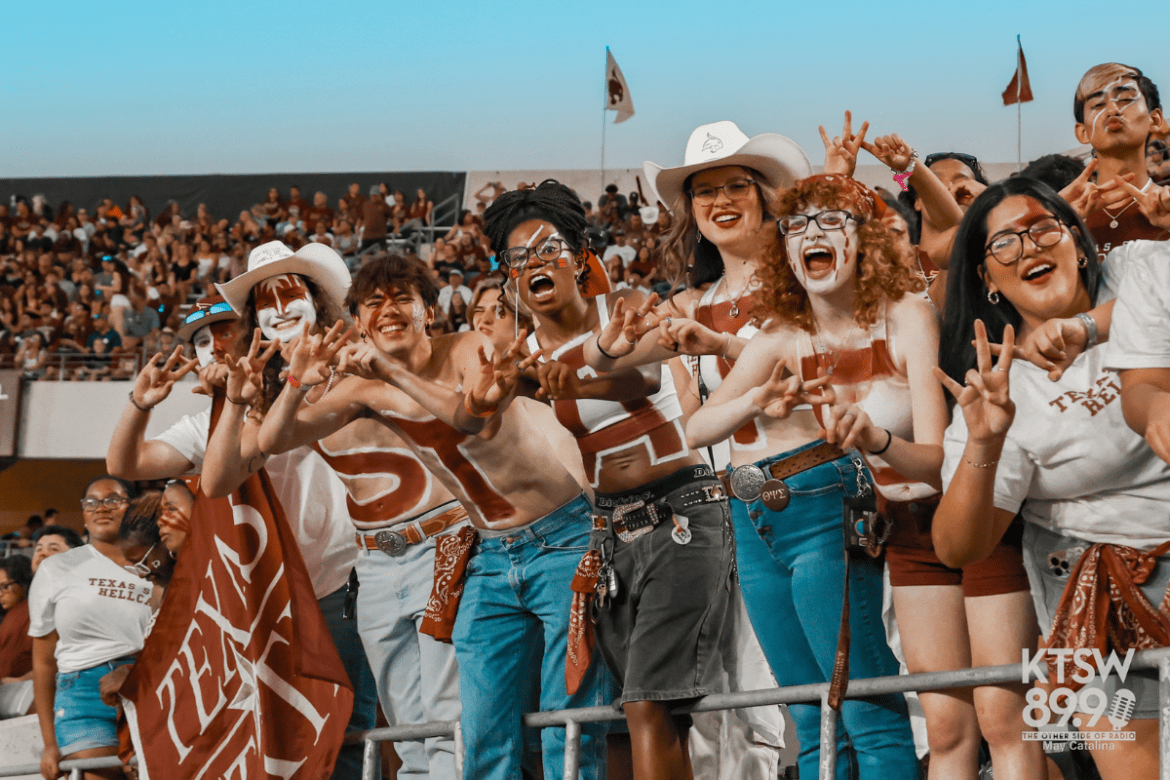 Texas State Hellcats cheering on Bobcats | May Catalina