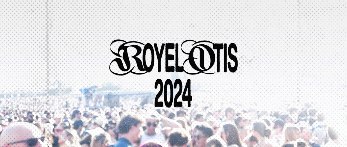 A blown-out exposure photo of the building crowd as Royel Otis prepares to take center stage at ACL Music Festival.