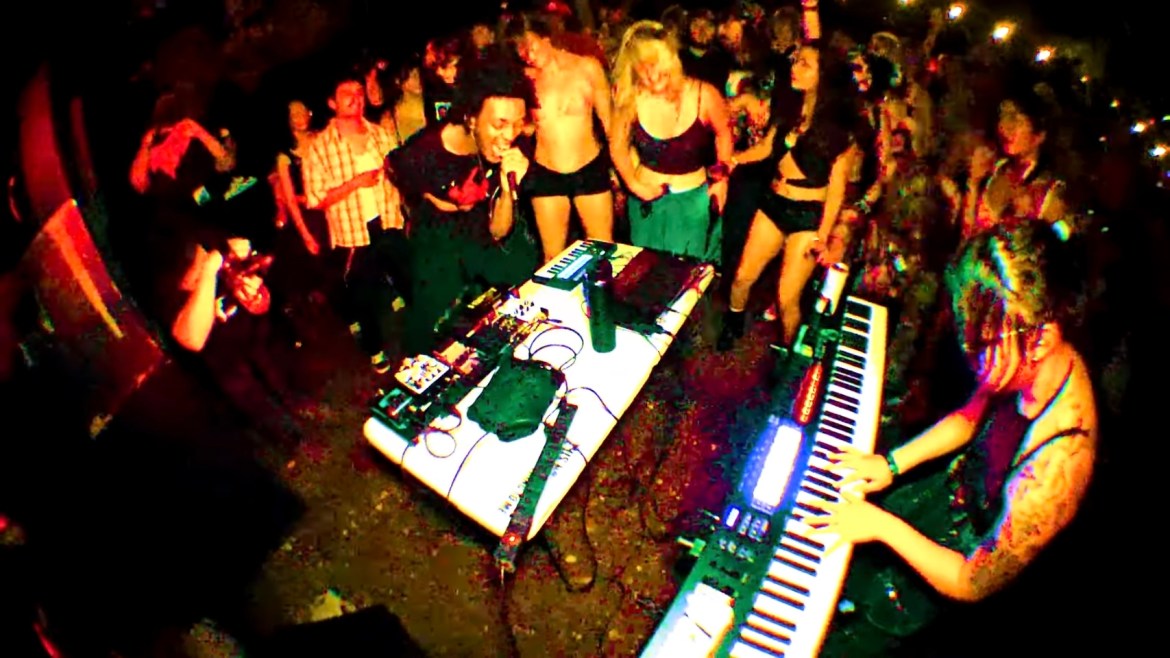 Screencap of CPU Buddha's set at 2025's Bloodbath