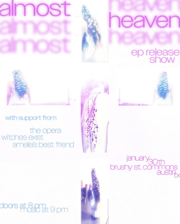 raw cranium ep release flyer showcasing almost heaven and other artists at brushy st. commons
