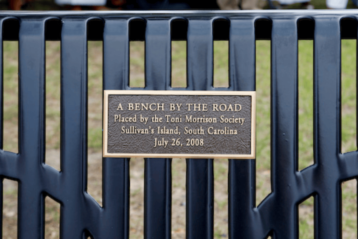 A "Bench by the Road" closeup.