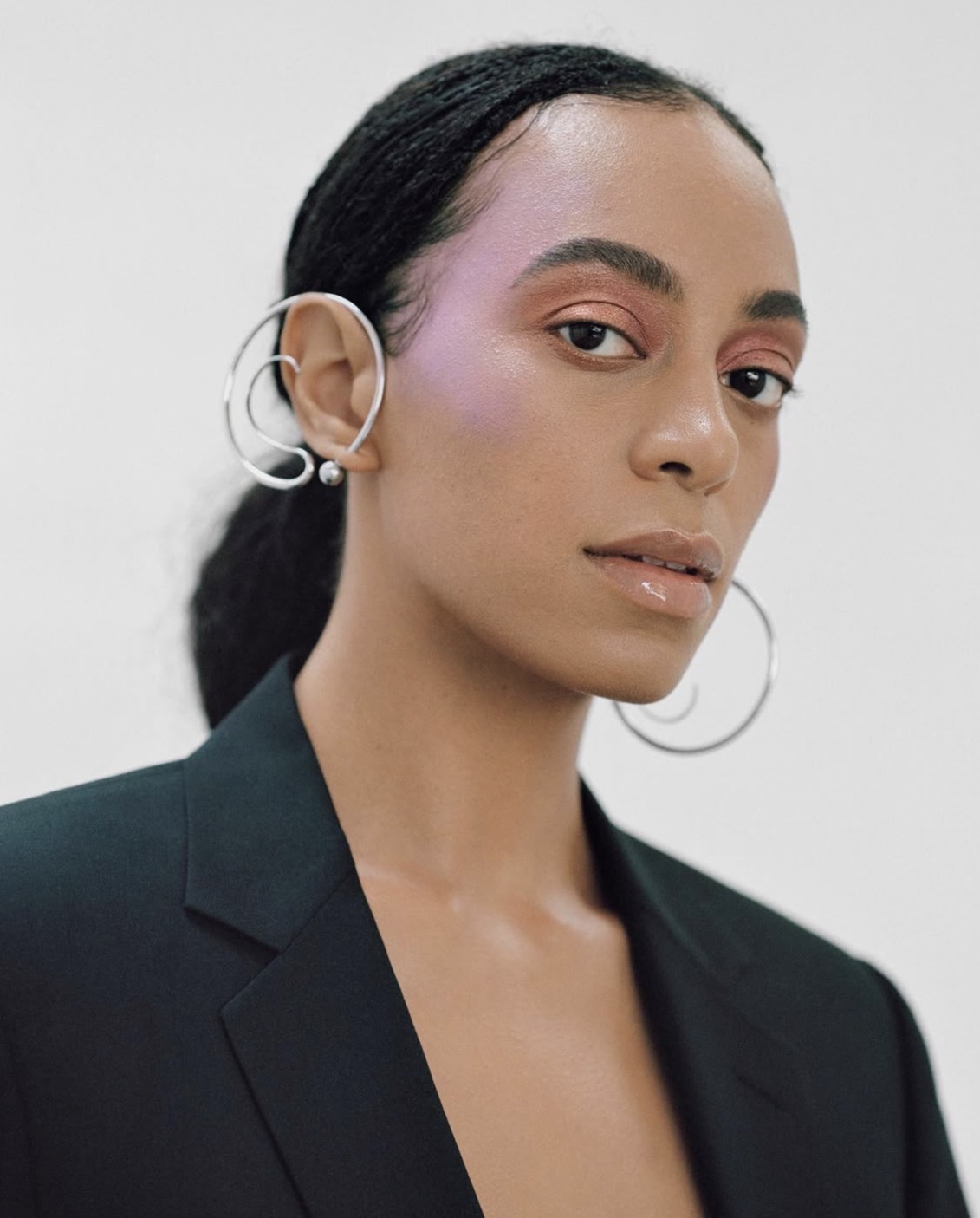 Solange having a photoshoot for Garage Magazine