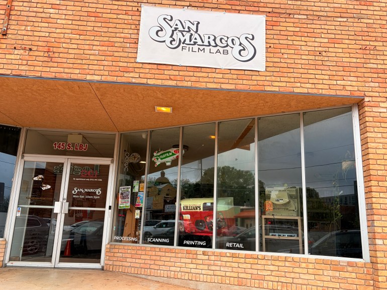 The entrance of San Marcos Film Lab.