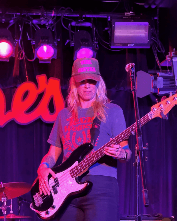 Mandy Rowden playing guitar at Antone’s night club on June 29, 2026